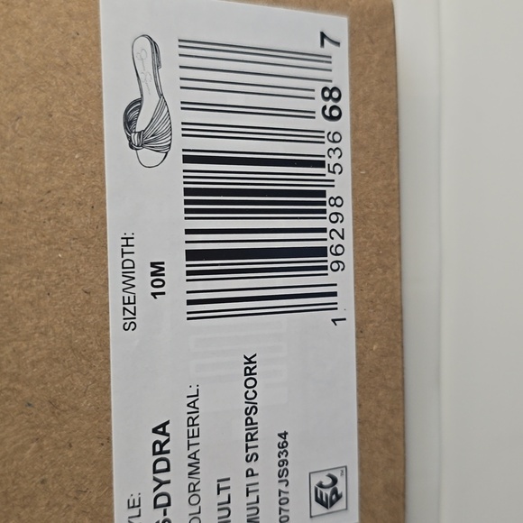 Jessica Simpson Colorful Women's Slide Sandals, Size 10M - Picture 6 of 6